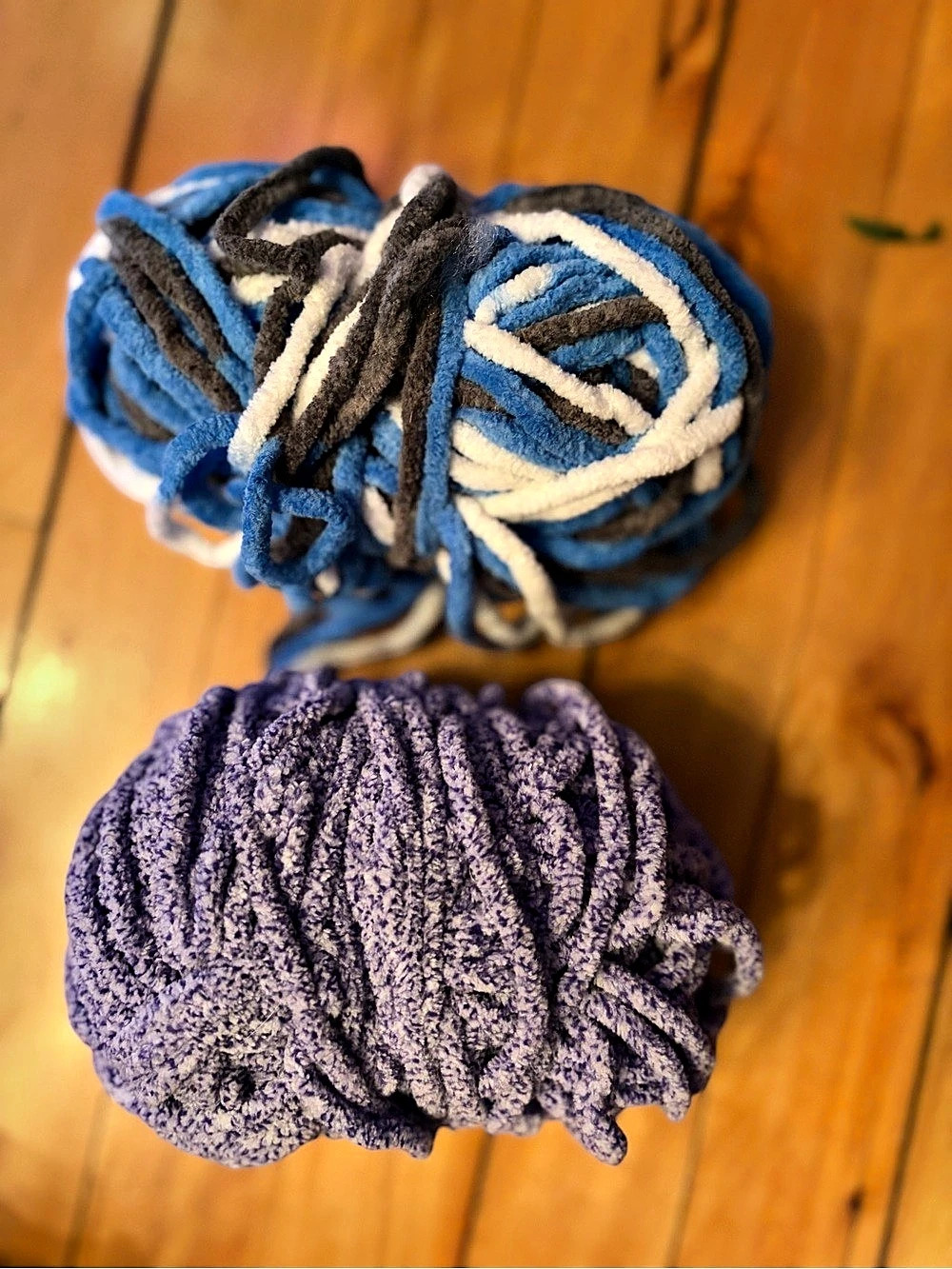 Chenille Yarn Skein Bundle